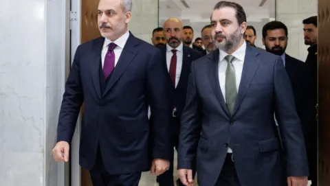 Dışişleri Bakanı Fidan - Suriye Dışişleri Bakanı Şeybani