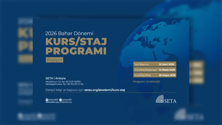 SETA 2026 Bahar Dönemi Kurs/Staj Programı Başlıyor