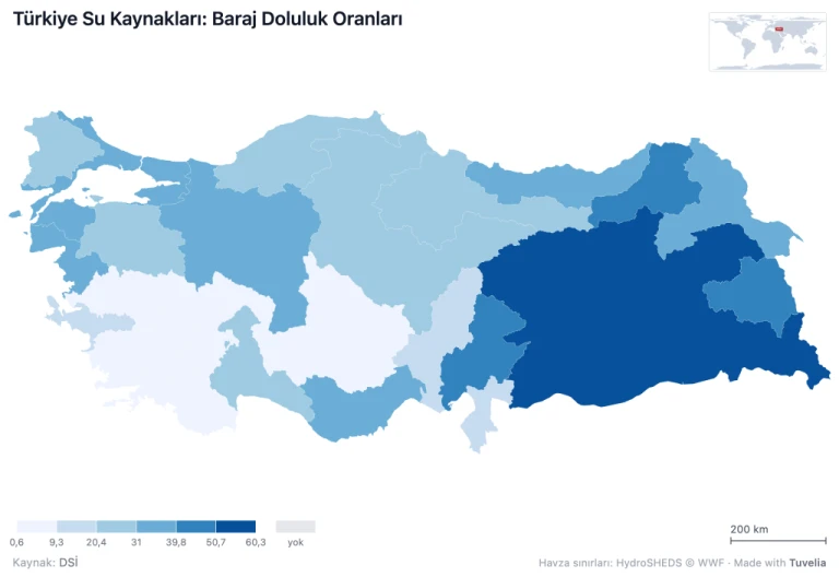 Türkiye’nin Su Güvenliğinde Tüketim ve Kapasite Dengesi